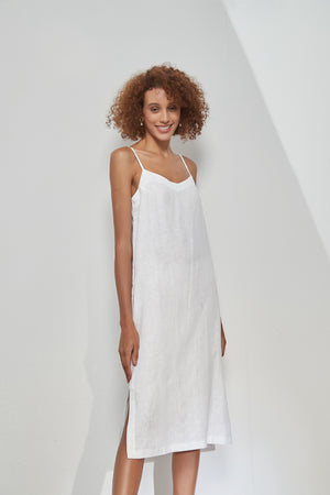 LINEN CAMI DRESS