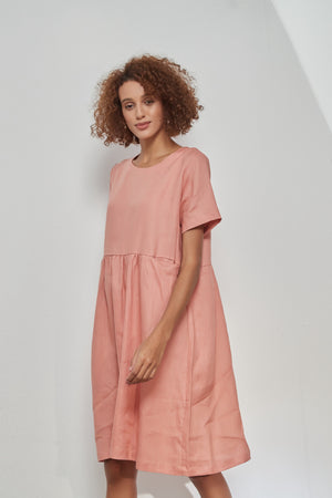 HIGH SEAM POCKET DRESS