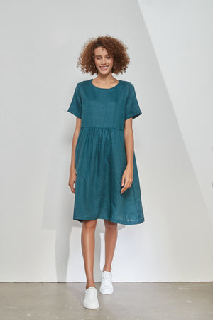 HIGH SEAM POCKET DRESS