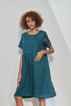 HIGH SEAM POCKET DRESS