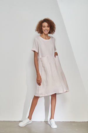 HIGH SEAM POCKET DRESS