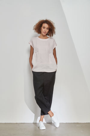 RELAXED GATHER TOP