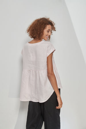 RELAXED GATHER TOP