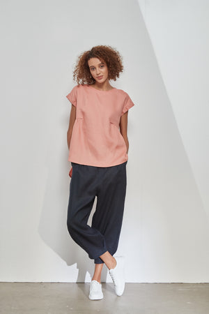 RELAXED GATHER TOP