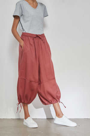 TIE HEM BALLOON PANT