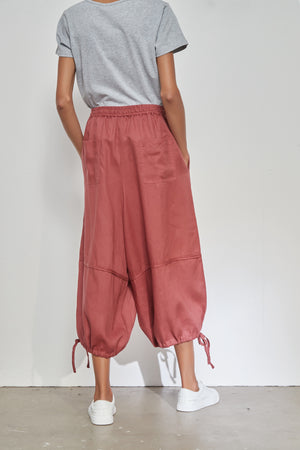 TIE HEM BALLOON PANT