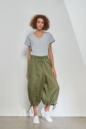 TIE HEM BALLOON PANT